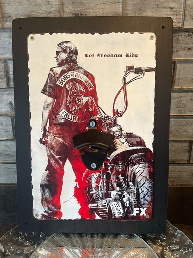 Sons of anarchy Wall mounted bottle opener