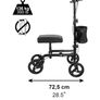 Foldable mobility knee scooter outdoor/indoor Image 2