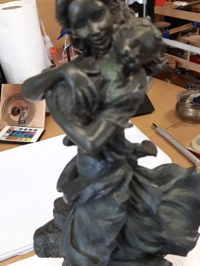 Mother and child figurine