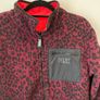 PINK VICTORIAS SECRET Reversible Sherpa Leopard Jacket Size Medium! Image 5