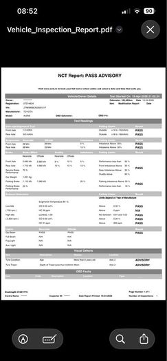 2007 Toyota Auris 185000kms