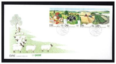 1992 Ireland Irish Agriculture Commemorative Stamps An Post First Day Cover (FDC)