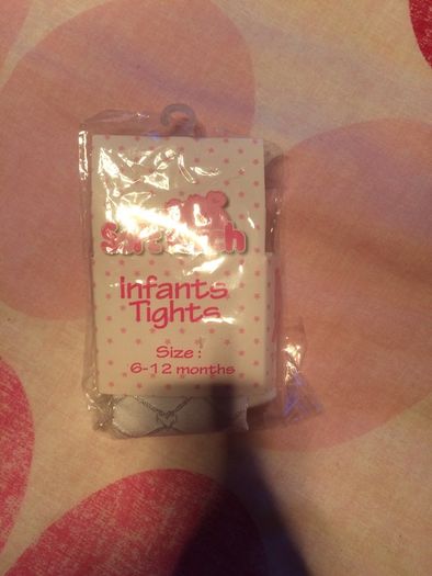 White tights 6-12 months