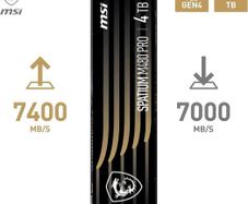 4tb Msi M480 Pro Nvme Ssd 7400/7000 Mb/s