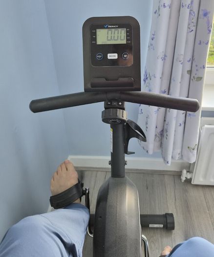 Merach Recumbent Exercise Bike - Magnetic, 8 Levels