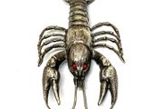 Antique lobster brooch