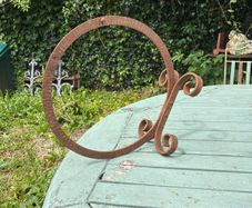 Forged Iron sign display holder
