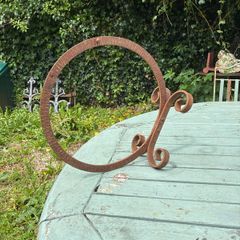 Forged Iron sign display holder
