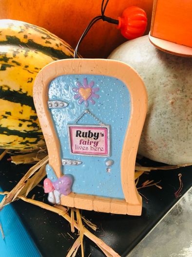 Personalised Ruby fairy door
