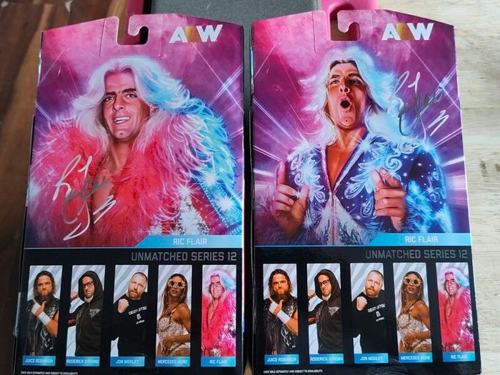 Wwe Aew Ric Flair Unmatched Series 12 #90 And #96 Chase