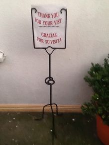 Sign holder