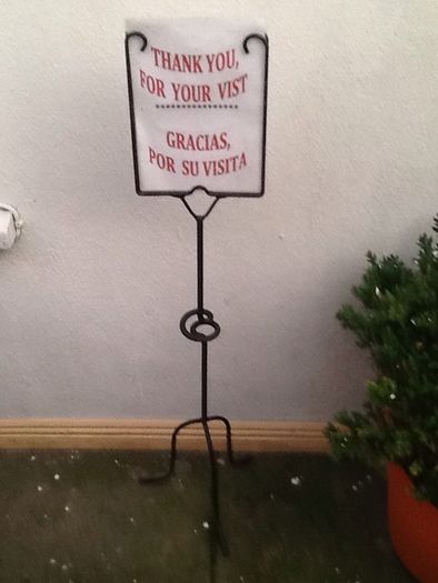 Sign holder