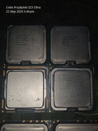 Retro Intel Cpus
