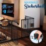 XL metal 540 cm  Fire Guard Safety Gate  stove protection grille foldable |Configuration grid incl. 9 elements Image 5