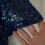Vintage sequin structured top Image 3