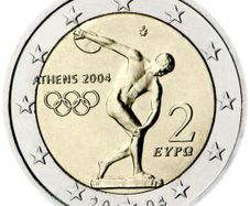 Greece 2 Euro Commemorative Coin 2004 - Summer Olympics in Athens 2004. Uncirculated.