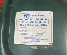 Kerosene Oil Tank, 1100l, slimline