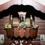 Wall Clock - the figures in the upper part of the clock are constantly moving - in working order Image 6