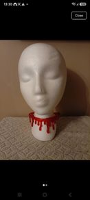 Halloween blood choker