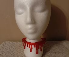 Halloween blood choker