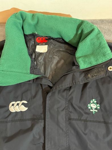 Irish rugby vintage Canterbury rain coat