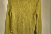H&amp;M Basic Lemon Yellow Chunky Knit Jumper - Size XS
