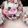 Brides Bouquet and 2 Bridesmaids Bouquets Image 3