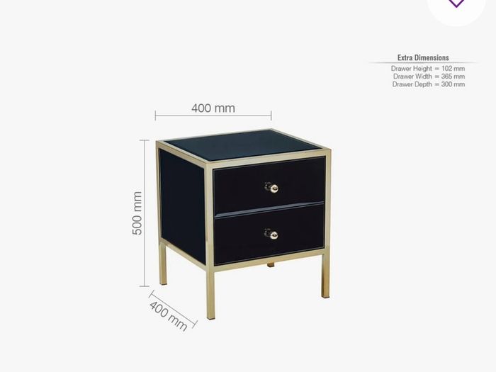 2 bedside tables with Drawers