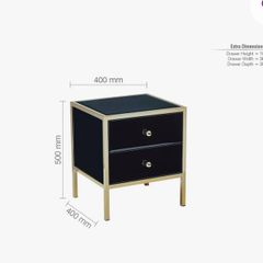 2 bedside tables with Drawers