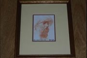 Mr.Mount as an Arab. Pastel on Paper Framed Under Glass By Thomas Ryan R.H.A.