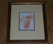 Mr.Mount as an Arab. Pastel on Paper Framed Under Glass By Thomas Ryan R.H.A.