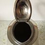 Antique Victorian James Dixon & Sons Silver Pleated Teapot. Image 8