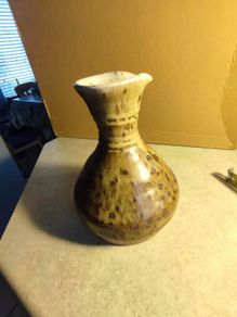 Paul Dalrymple Ceramics and pottery wine carafe / vase.