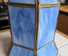 Blue Glass Lampshade
