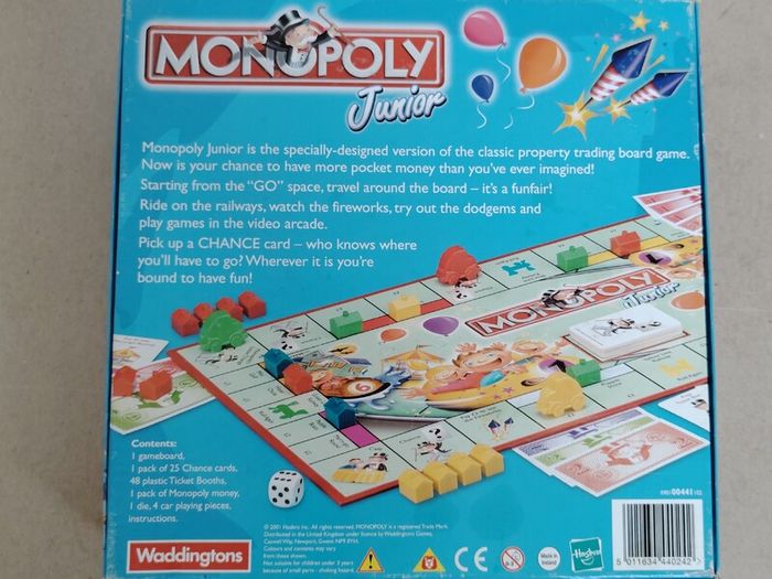 Scooby-Doo Maze of Mayhem 2007 & Monopoly Junior 2001 Board Game Bundle COMPLETE