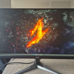 Gaming Monitor Acer Nitro 27" 75Hz, 2K WQHD (2560 x 1440), 1ms AMD FreeSync Premium, HDR Support (1 x Display Port 1.2 & 2 x HDMI 2.0 Ports) KG271U