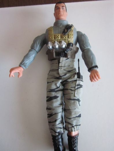 Three  Lanard Toys Ultra Corps Combat Army Soldier Figures 2003. 11.5 inches