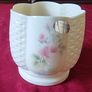 Vintage Donegal Parian China Rose Planter / Pot Made In Ireland Image 4