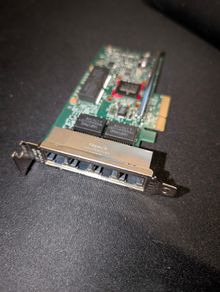 Broadcom BCM95719A1904AC Network BCM5719-4P 4 x 1GbE PCI Express Server NIC