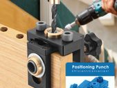 BRAND NEW EU Stock 3 in 1 Woodworking Doweling 8/10/15mm Jig Kit with Positioning Clip Adjustable Drilling Guide Puncher Locator Carpentry