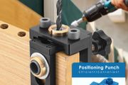 BRAND NEW EU Stock 3 in 1 Woodworking Doweling 8/10/15mm Jig Kit with Positioning Clip Adjustable Drilling Guide Puncher Locator Carpentry
