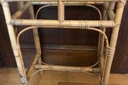 Vintage Rattan Bamboo Table