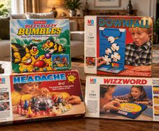 Vintage Board Game Bundle - 4 Classic Games - MB Games & Waddingtons
