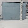 Jessica Simpson Crossbody Bag Womens Small Blue Cream Triple Zip Colorblock Image 6