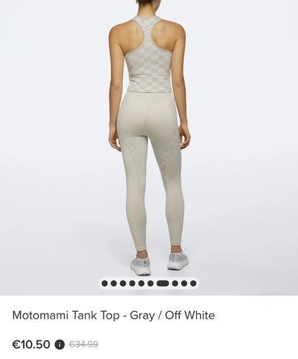 Motomami Tank Top  Gray Off White, size S
