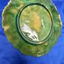 Majolica ceramic cabbage leaf plate Image 2