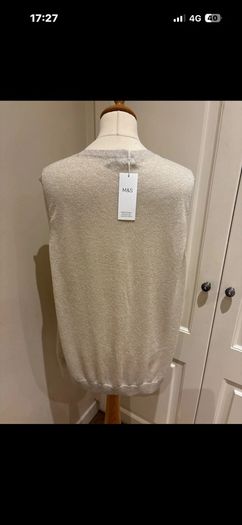 Viscose metallic top size 14 new