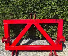 Euro bracket attachment for rear end of tractor