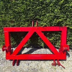 Euro bracket attachment for rear end of tractor