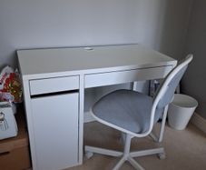 Desk and chair